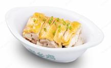 Chicken with scallion oil